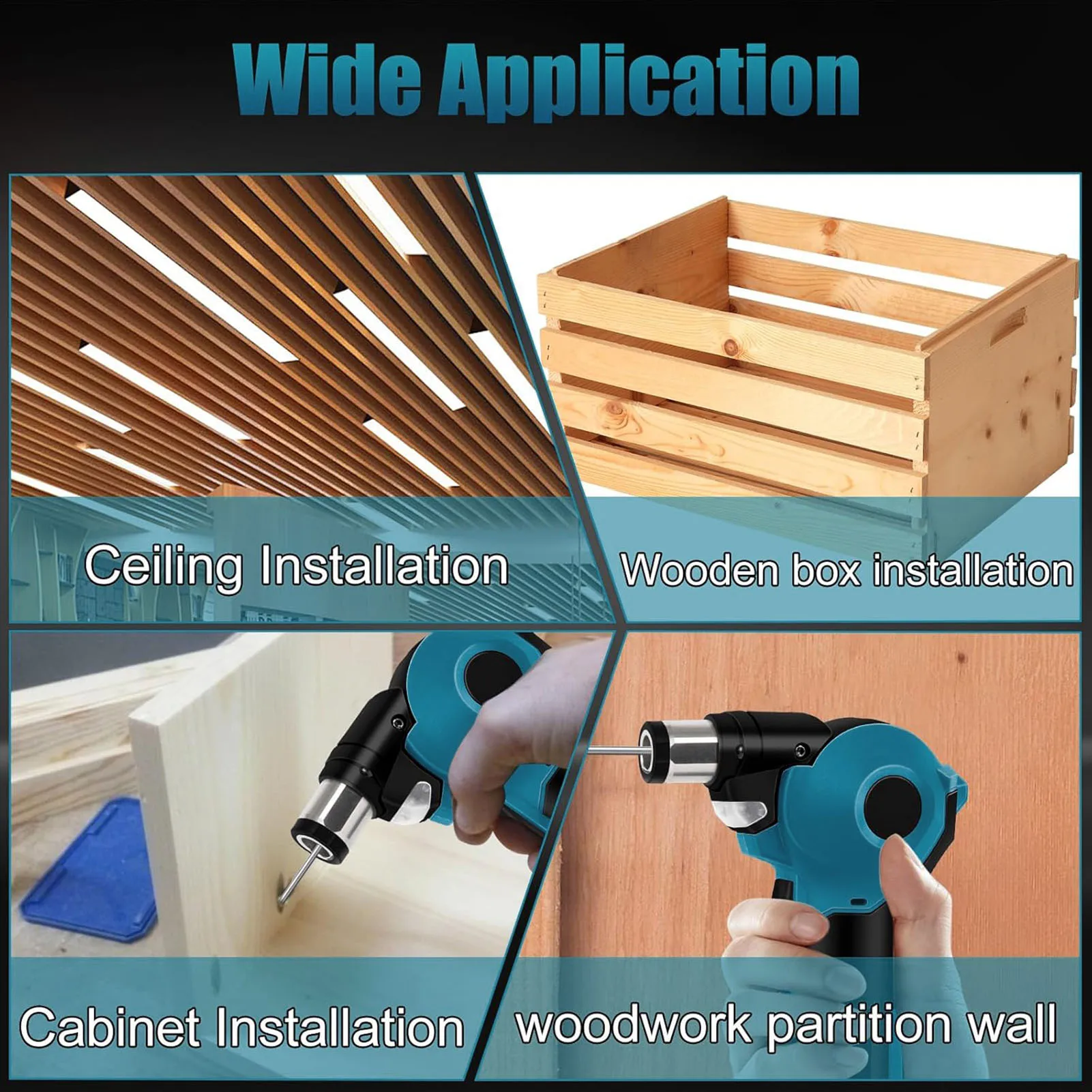 مطرقة أظافر لاسلكية تعمل بالبطارية بدون فرش، مجموعة أدوات تأطير شعاع كهربائي لمشاريع النجارة