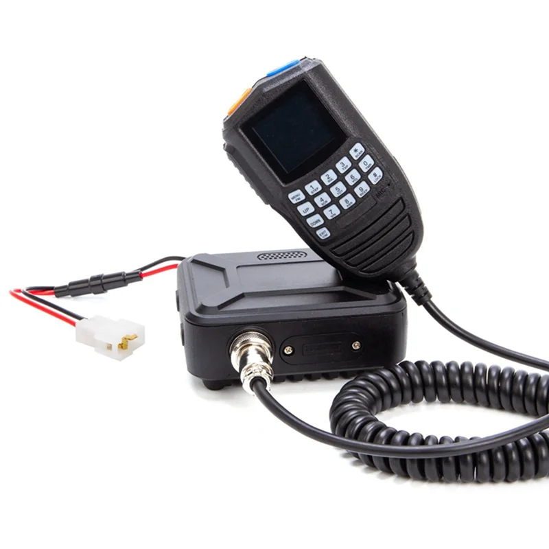 

KT-WP12 Mini Car Walkie Talkie VHF UHF Dual Band Handheld Microphone Display And Control Scrambler Mini Mobile Radio Easy To Use