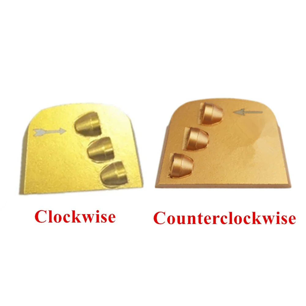 Grinding Direction  Pcd Floor Pads Fast Efficient Concrete Grinding Diamond Grinding Wheels High Performance 9pcs