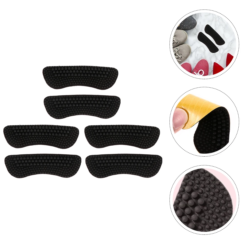 

3 Pairs Heel Stickers Insole Blister Relief Pad Protector Foot Cushion Insoles for Heels Silicone Soft 4D Design Non Slip Anti