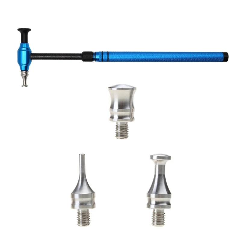 

2024 New Dent Repair Tools Non-slip Hammer with Heads Tap Down Tools Dent Removal Tap Down Hammer