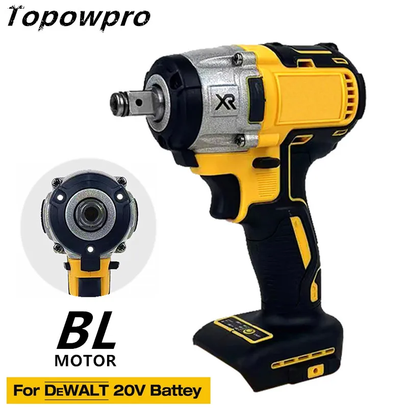 20V Brushless Wrench Suitable For DeWALT Battery Cordless Electric Screwdriver Impact Drill Car Truck Repair Power Tools