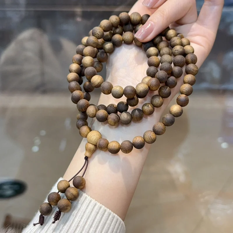 

Yellow Kyara Nine Points Sink 8mm Multi-Circle Bracelet