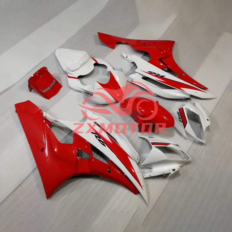 مجموعة هدايا مخصصة جديدة لياماها YZF R6 2006 2007 انسيابية للدراجات النارية ABS حقن هيكل السيارة مجموعة كاملة R 6 06 07 #5