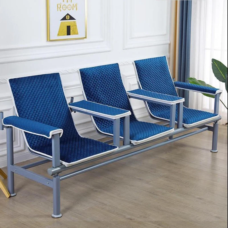 Hospital Waiting Room Chair Cover Bank Station Airport Public Place Seat Cushion Cover Short Plush Mat One-piece Cushion Cover