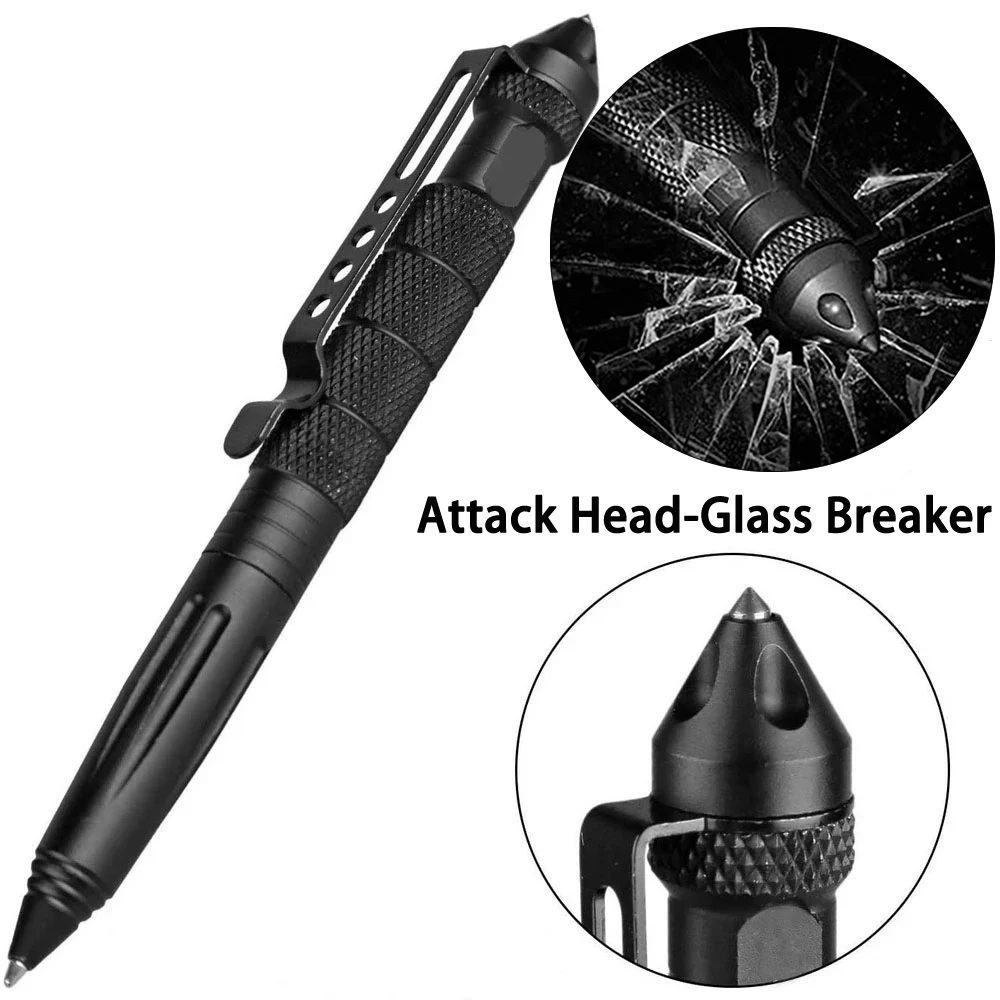 Multifunctional Tactical Pen Personal Defense Device Emergency Glass Breaker Professional Defender Security Protection Survival