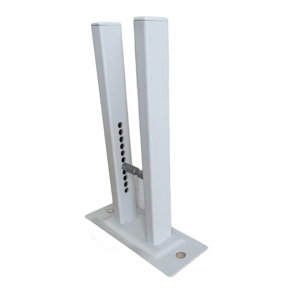 Aluminum Radiator Floor Bracket Height Adjustable 7-18cm Die-cast Construction Fits Radiators 8cm or 9.5cm Thickness