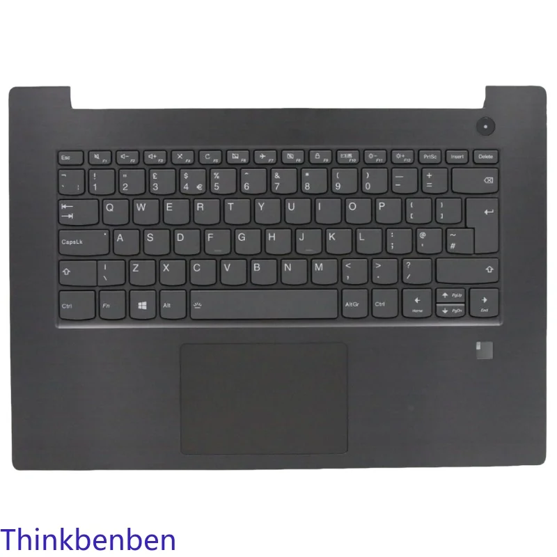 

UK English Iron Gray Keyboard Upper Case Palmrest Shell Cover For Lenovo V330 14 14IKB 14ISK 14ARR 5CB0Q64323