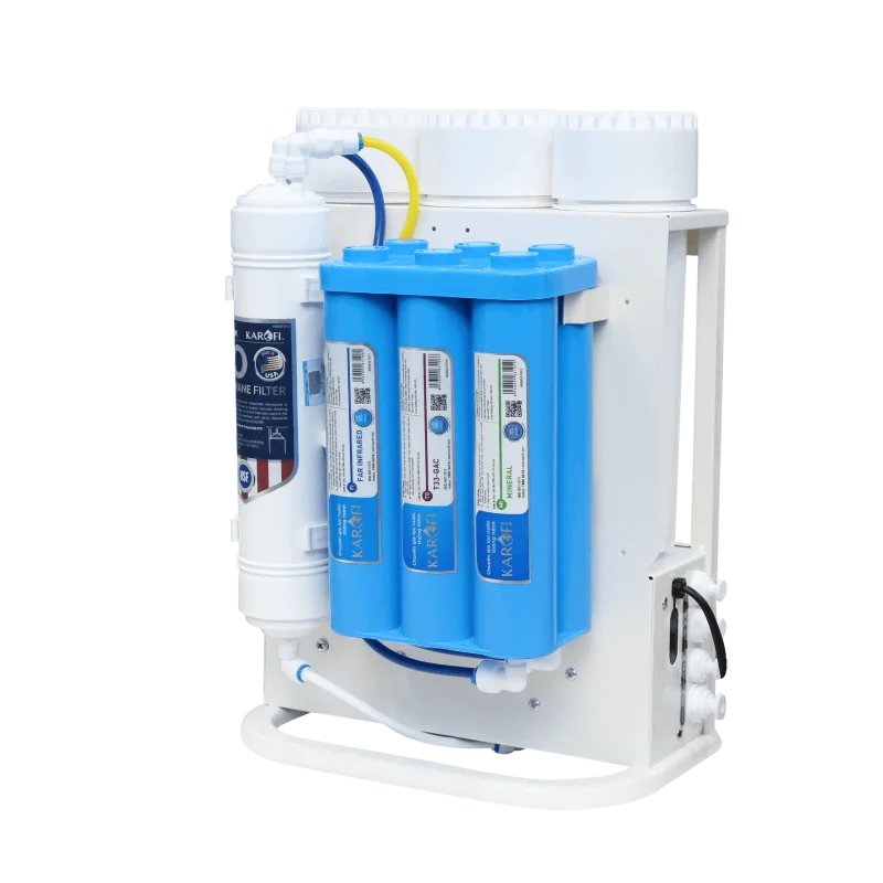 10 Stages RO Water Purifier, 100 GPD High-Capacity Membrane, Home Filtration System, Pure Drinking Water, Under Sink Filter