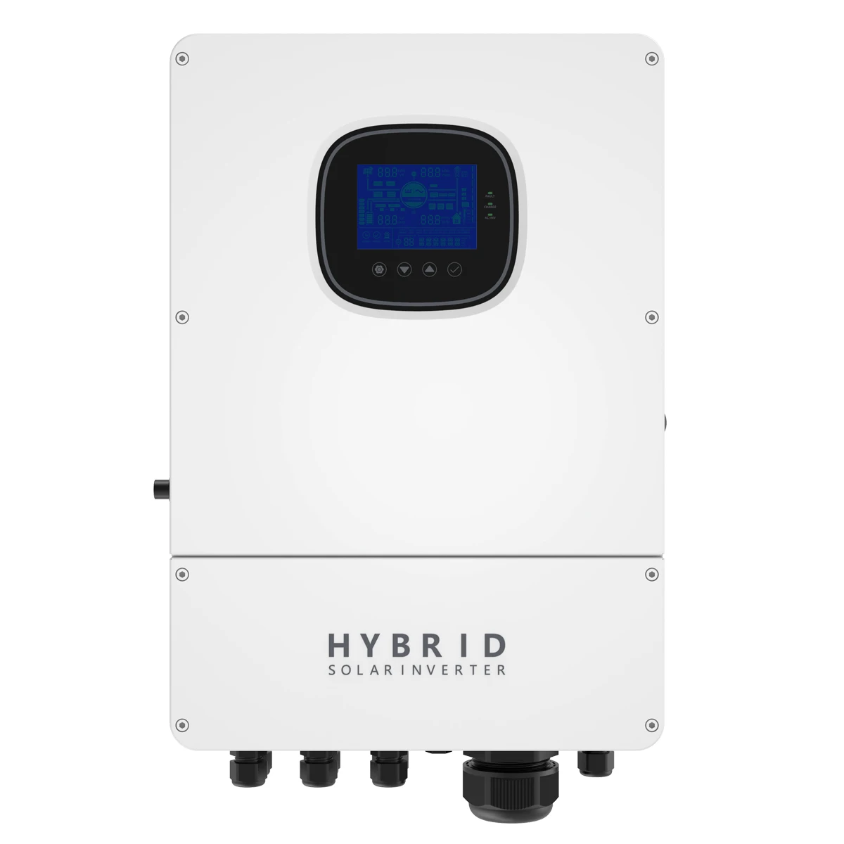 Y&H 5.5KW 48V On/Off Grid Hybrid Inverter Peak Cutting Valley Filling AC230V MPPT100A Solar Charge for Lead-acid Lithium Battery