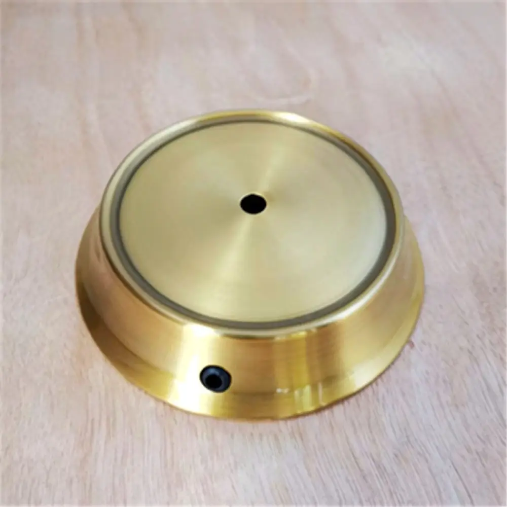 Metal Base For Table Floor Lamp Iron Round Plate Stand Chrome Plated Replacement Lighting Fixture Accessory DIY