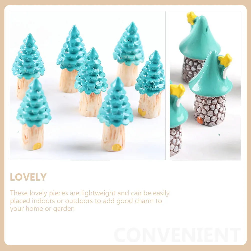 

15 Pcs Christmas Decor Micro Landscape Ornaments Miniature Garden Decoration