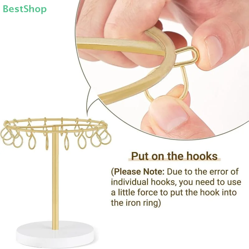 ❤ حامل عرض لتخزين مشبك الشعر المعدني، منظم مشبك فكي القرش لإكسسوارات الشعر