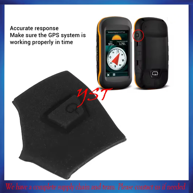 Bouton d'alimentation en caoutchouc de remplacement pour Montana 600 610 650 650t 680 680t, bouton d'alimentation GPS léger et confortable au toucher