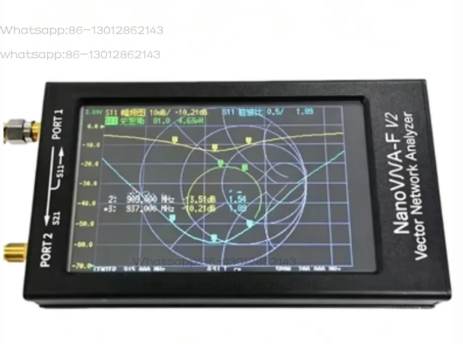 4.3 Inch Vector Network Analyzer, for Testing HF, VHF, UHF and Shortwave Antennas, High Precision Measurement Tool.
