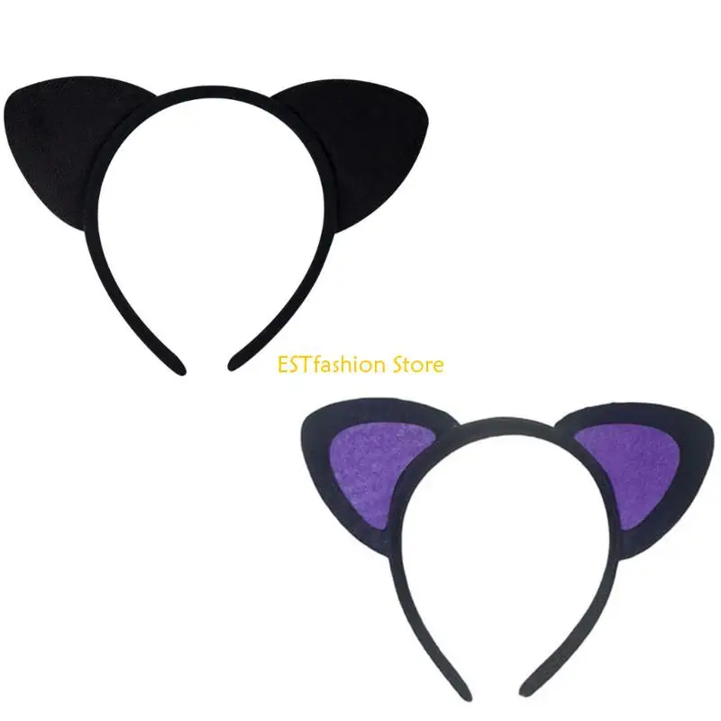 Y5GC Anime Mèo Hairhoop Cosplay Mũ Đợi Đầu Đa Năng Cho Kỳ Nghỉ Thu Thập Sự Kiện Đặc Biệt
