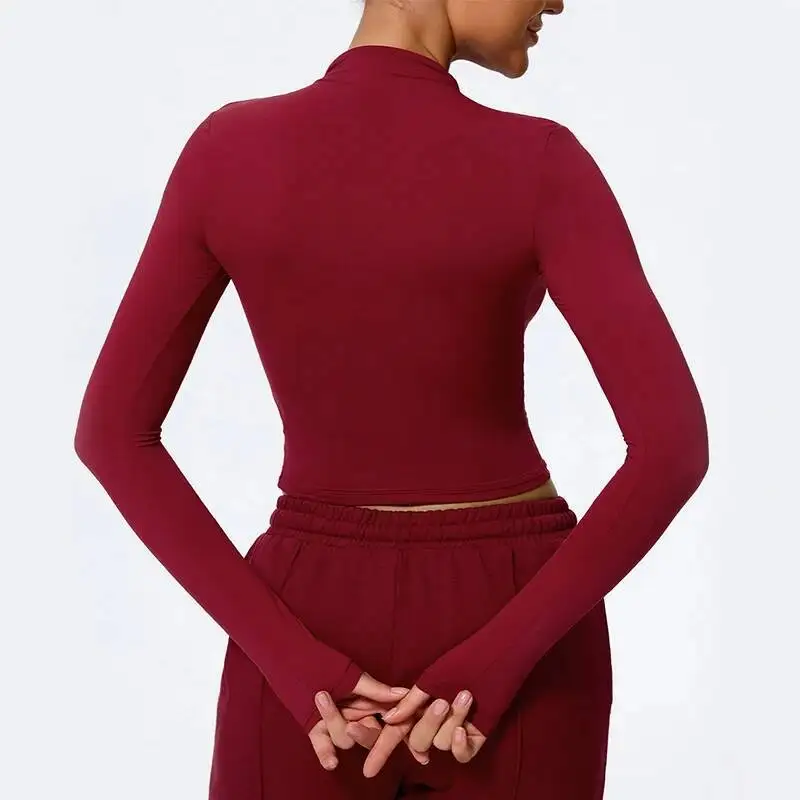 

Women S Fiess Long Sleeved Shirt Casual Lightweight Gym Workout Top Breathable Quick Drying Yoga Clothing Sportwear