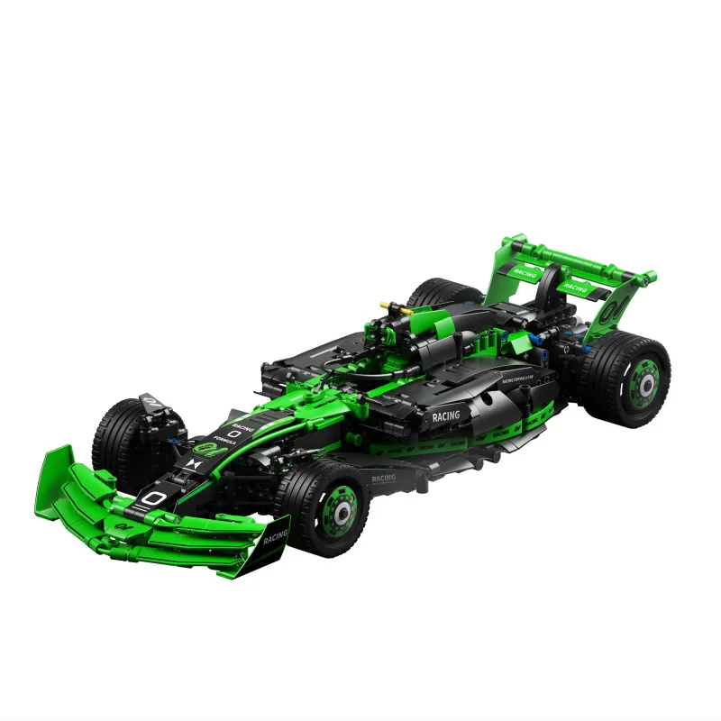 1274 Uds. Técnico MOC Racing C24KS montaje de bloques de construcción DIY F1 modelo de coche juguetes de construcción conjunto adultos niños regalos
