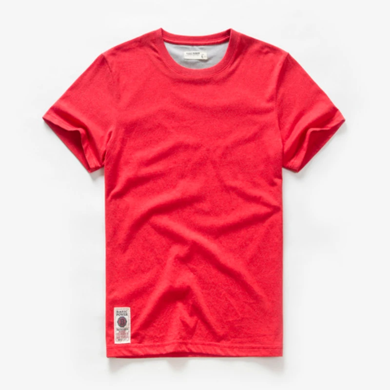 T Shirt for Men 2025 Summer Mens Short Sleeve Tee Y2k top Multi Pure Color Fancy Mens Clothes crewneck Basic Oversized T-shirts