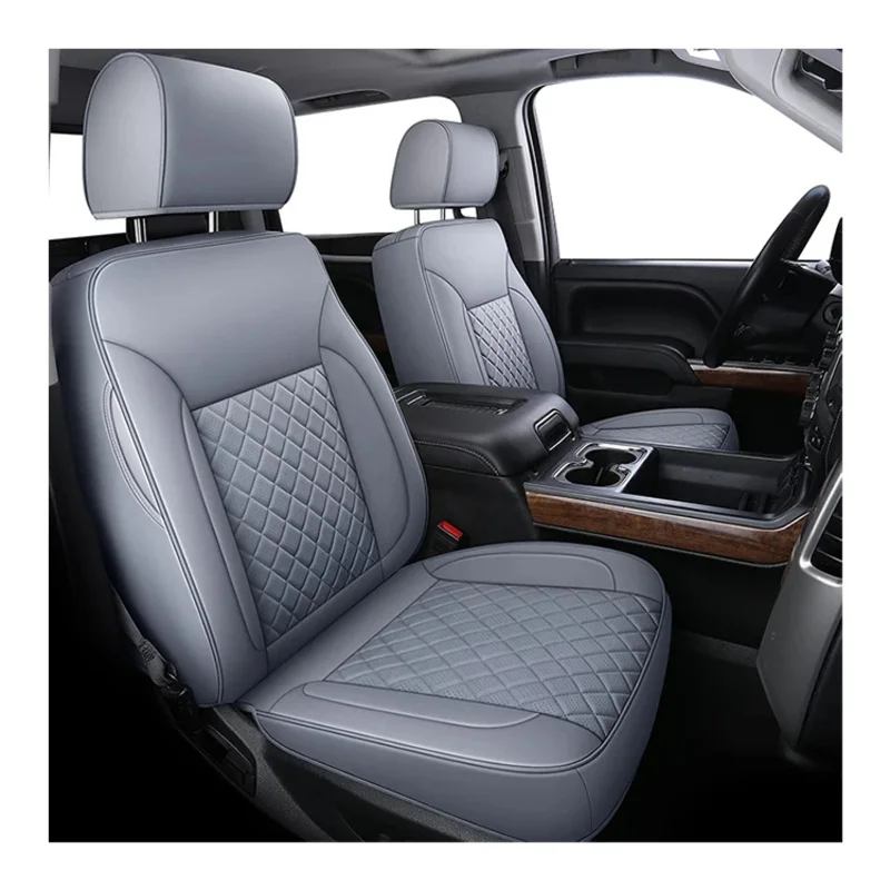 

Waterproof Auto Seat Cushions Full Set Custom Car Seat Covers for 2007-2021 1500 2500 3500 HD Crew Cab