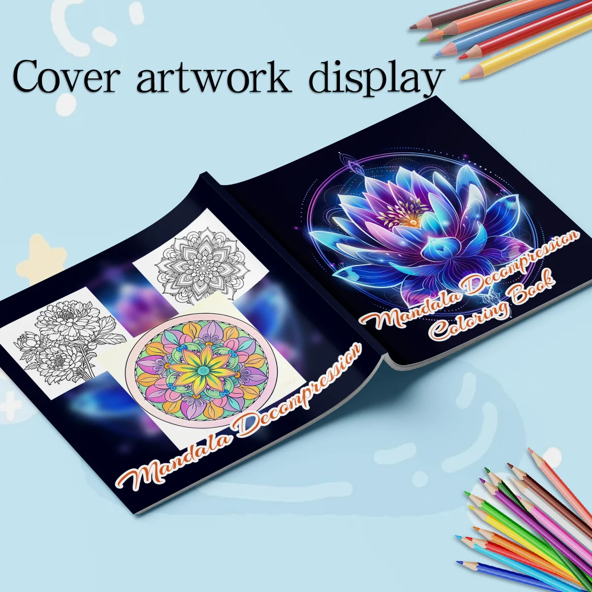 Adult Coloring Book: Upgraded Thick Paper Mandala Designs with Dreamy Floral Illustrations for Color Practice