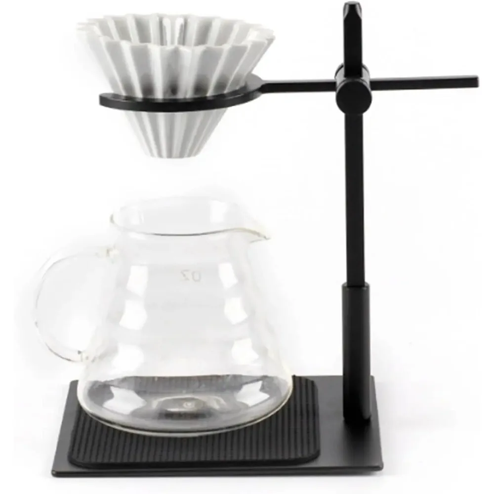 

AUNMAS Adjustable Aluminum Alloy Pour Over Coffee Stand Dripper Station, Easy To Operate, Portable for Home and Office Use