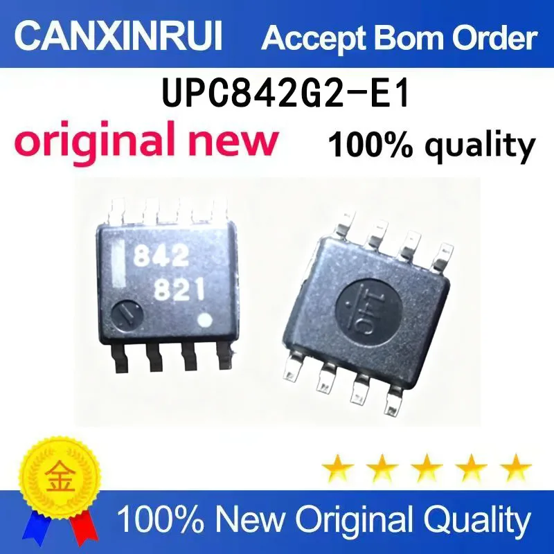 

（5-100 pieces）Brand new original UPC842G2-E1 UPC842G C842 silk screen 842 operational amplifier IC chip