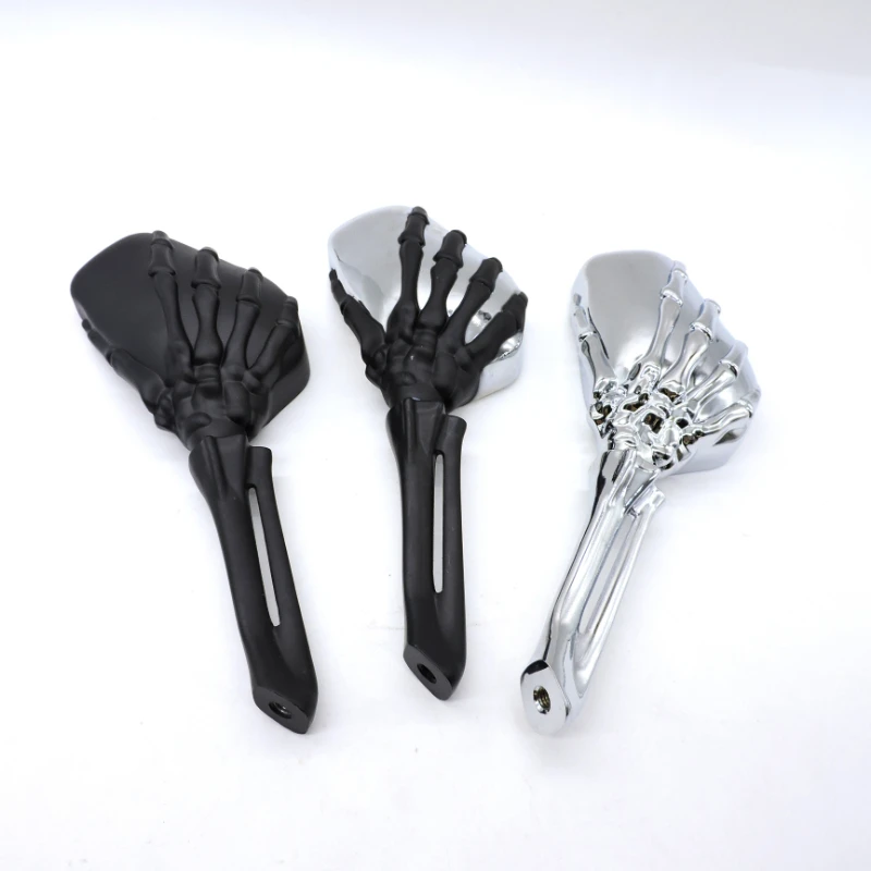 

Motorcycle Skeleton Hand Arm Style Universal Rearview Mirrors For Harley Honda Kawasaki