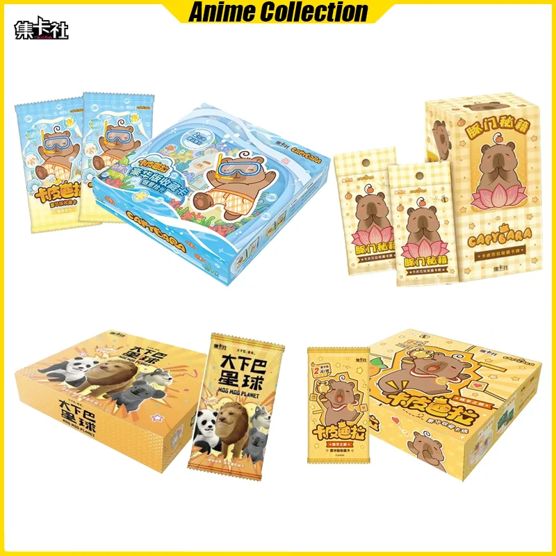 

Card.fun Капибара Карты Мог Мог Планета Аниме Коллекция Карты Mistery Box Настольные игры Игрушки Подарки на день рождения для мальчиков и девочек