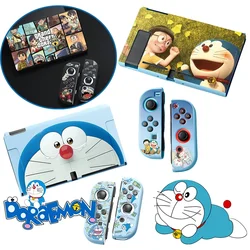 Doraemon Soft Case for Nintendo Switch Oled NS Protective Cover Game Console Split Accessories Kid Cartoon Anime Anti-fall Shell