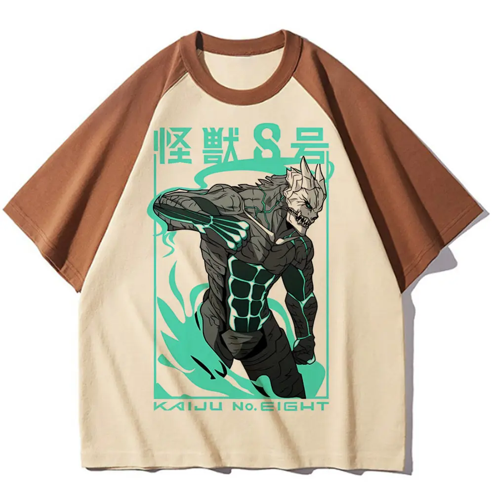 Kaiju No 8 t shirt girl Trendy Pop Culture Punk Y2k t shirt University korean clothes Graphic Pop Culture Psychedelic 2000s