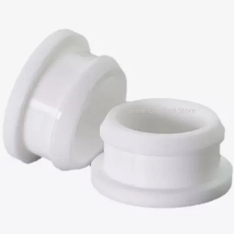 White Silicone Rubber Snap-on Grommet 4.5mm~50.6mm Bung Wire Cable Protect Hollow Hole Plugs End Caps Through Hole Inserts Plug image 3