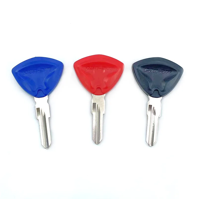 Blank Motorcycle Keys Cut Blade For Bombardier CAN-AM Plastic Copper CAN AM