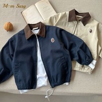 Fashion Baby Girl Boy Cargo Jacket Cotton Infant Toddler Child Casual Coat Spring Autumn Child Dust Outwear Baby Clothes 1-10Y