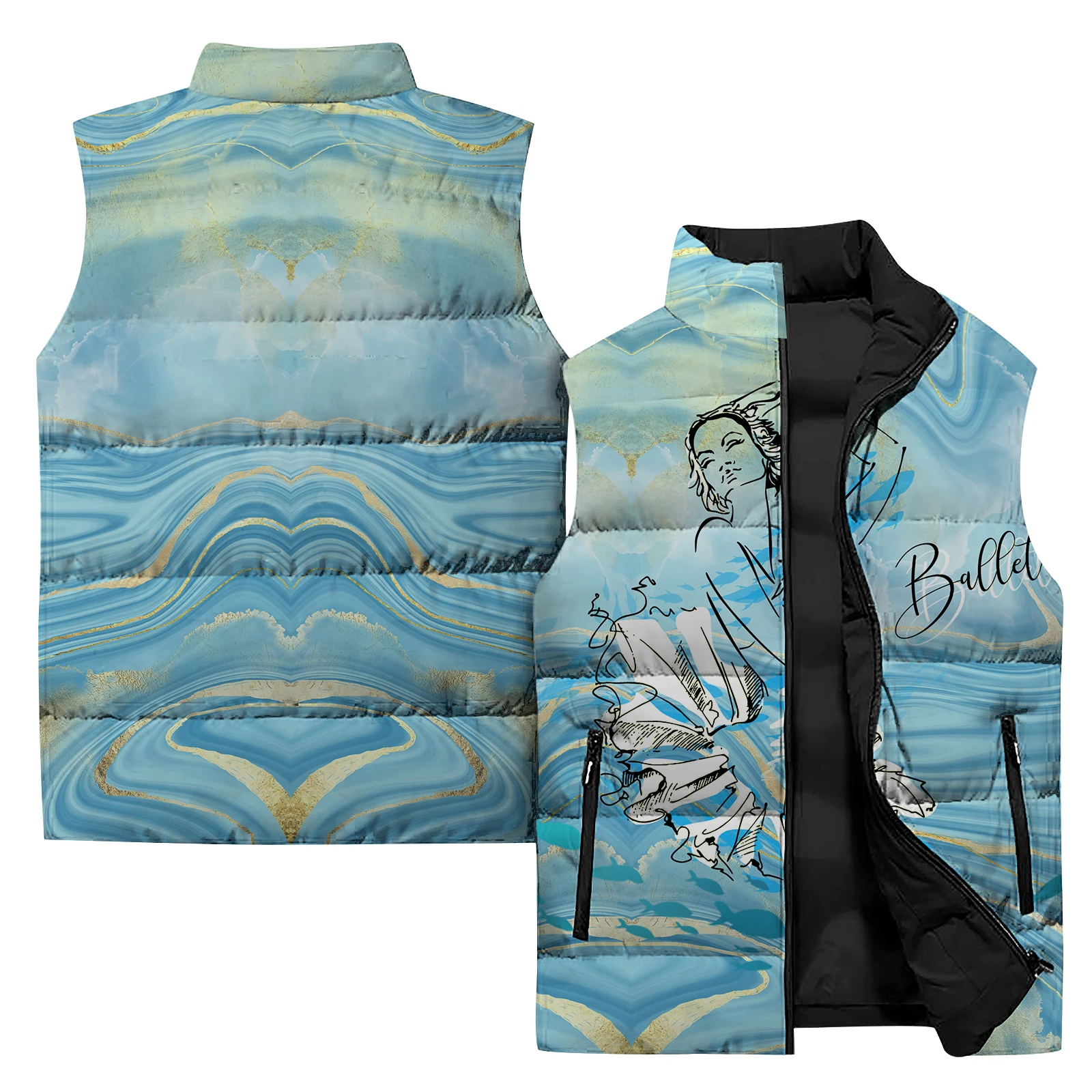 Cool Man Jassen Mozaïek Koude Wind Vest Voor Mannen Stijlvol Design Heren Kleding Schoonheid 3d Printen Heren Vesten Man Japanse Anime