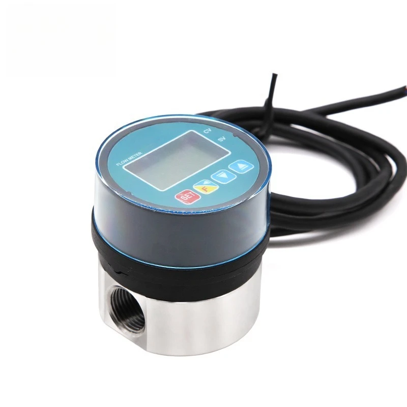 Elliptical Gear Flow Meter 485 Signal Transmission Liquid Stainless Steel Flow Sensor