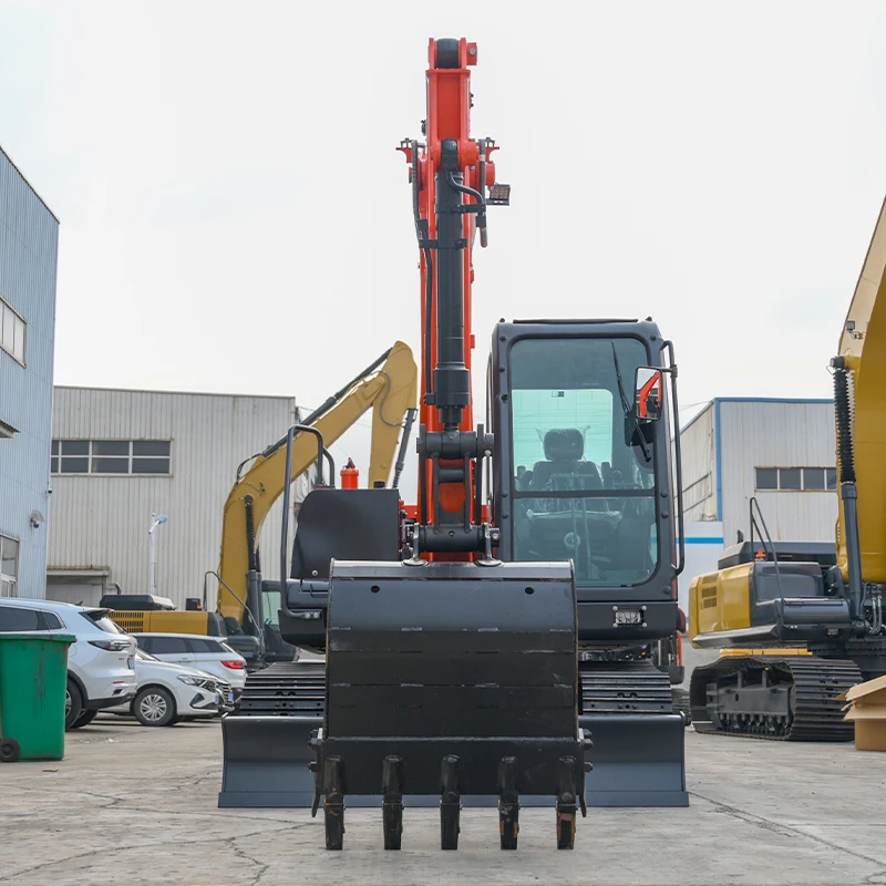 Free Shipping Mini Excavator 8 Ton EPA Farm New Crawler Digger Excavator Kubota Engine Small Excavators Machine Customized