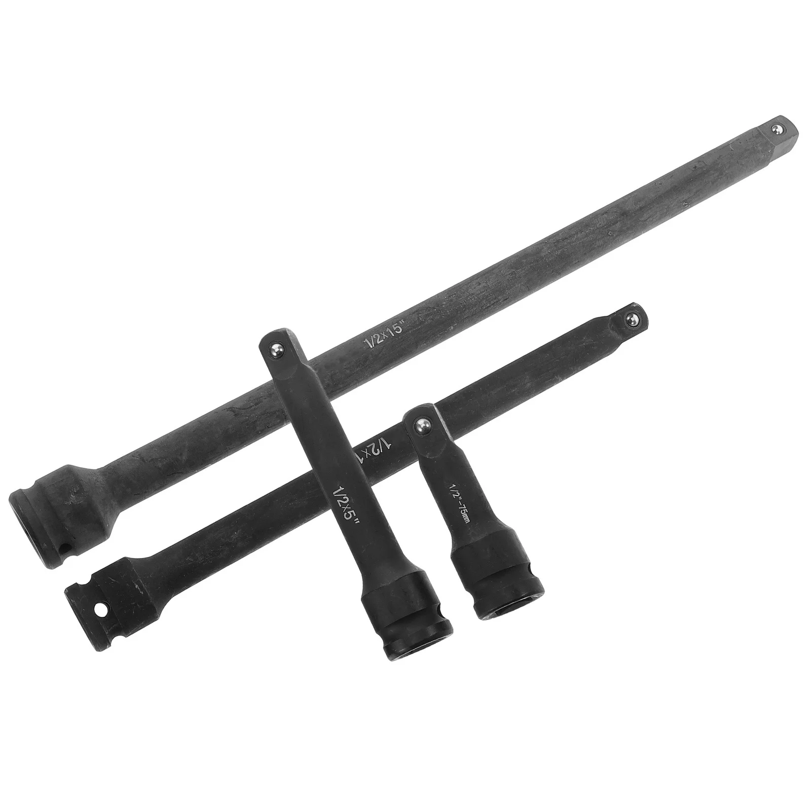 

4Pcs Socket Extension Set Heavy Duty Alloy Steel Effortless Connection for Mechanical Projects Extension Bar Set