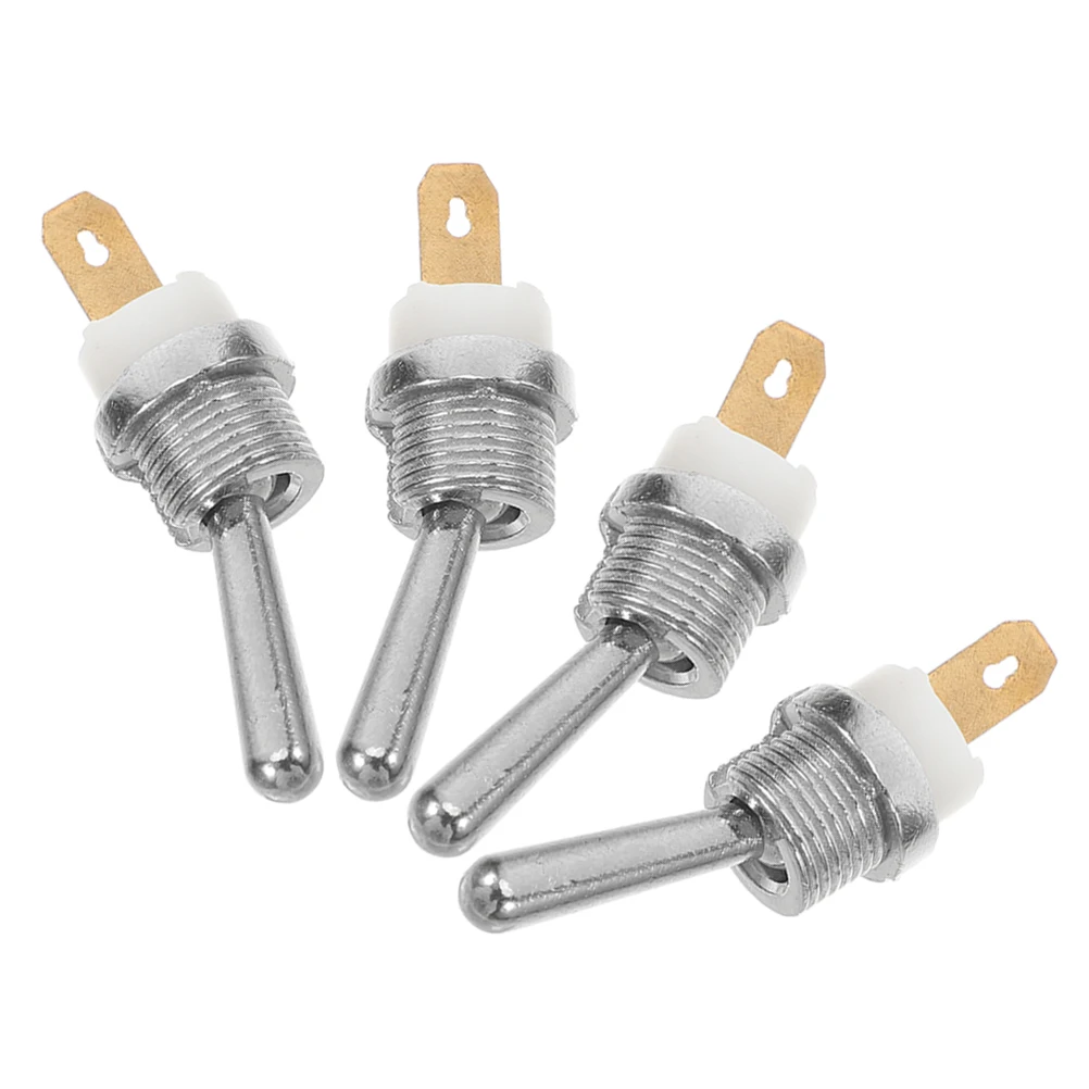 

4pcs Chainsaw Accessories Metal Kill Switch Emergency Shutdown Compatible Petrol Saw Ignition Cover Rocker Toggle Selector
