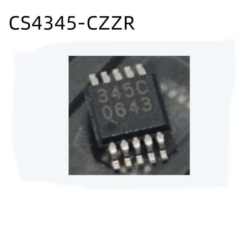 

10Pcs/Lot CS4345-CZZR 345C CS4345-CZZ MSOP10 New Chips