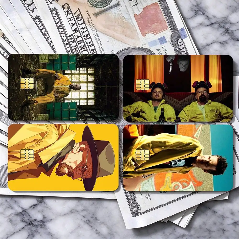 Breaking Bad TV Character  Credit Card HD Stickers Premium matte film effectively prevents fingerprints and daily abrasion.