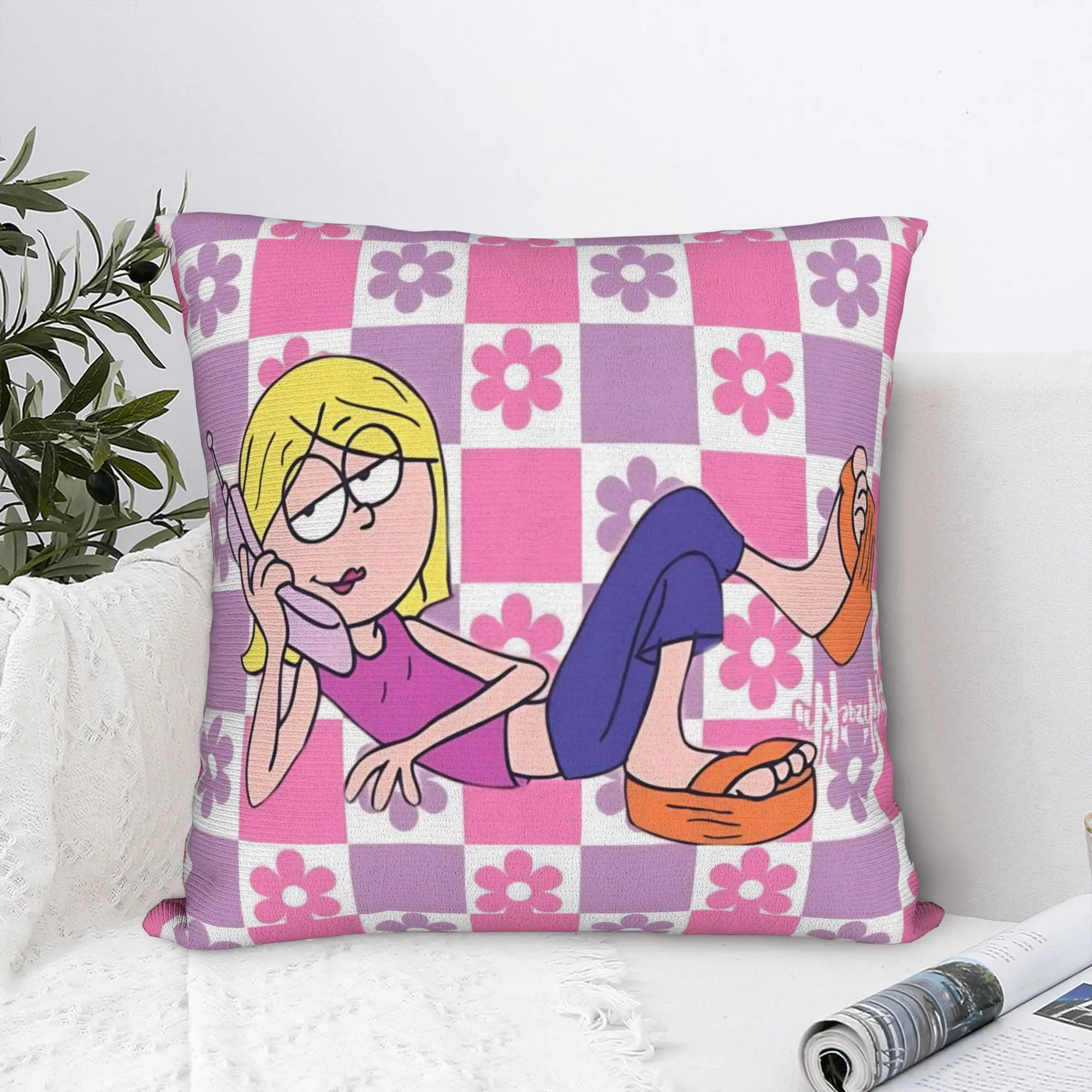 Lizzies Lovely Flower McGuires Square Pillowcases Polyester Car  Cushion Cover Cool Decorative Throw Pillow Case 40*40