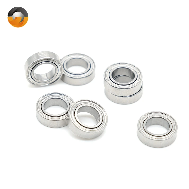 10Pcs SMR148ZZ Bearing 8x14x4 mm ABEC-7 440C Roller Stainless Steel 8x14x4 mm SMR148Z SMR148 Z ZZ L-1480ZZ Ball Bearings