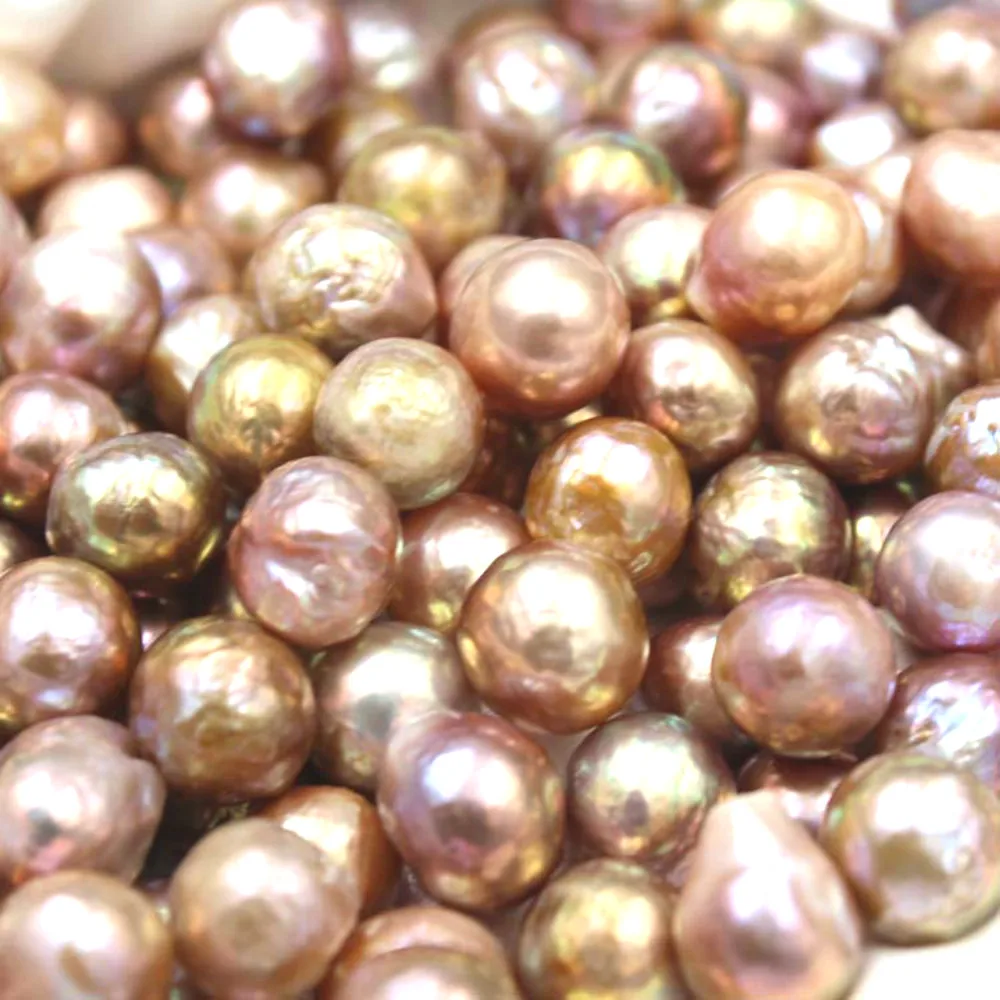 Natural Freshwater Pearl Precious Baroque Unhole Demon Purple Pearl Jewelry DIY Necklace Bracelet Earrings Jewelry Accessories