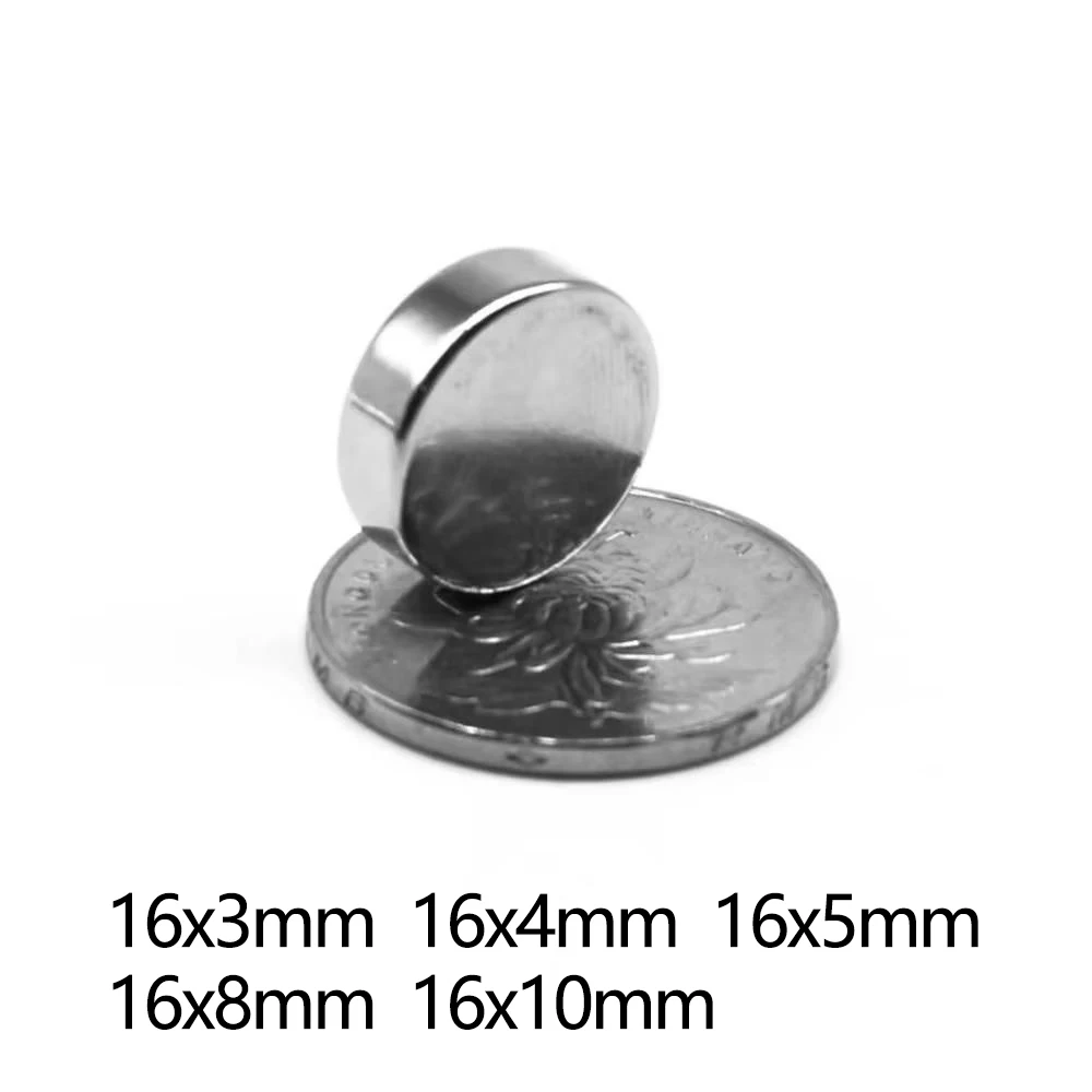 16x5mm Round Search Magnets 16*3 Disc Powerful Magnet For Fridge, DIY, Building, Scientific, Craft 16*8 16*10 16*5 16x10 16x8