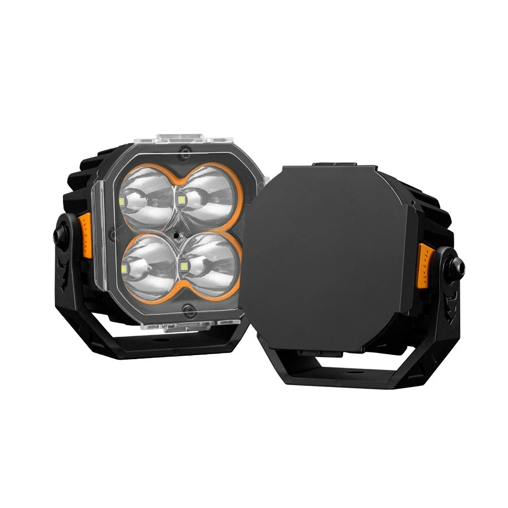 Mini 3 Inch LED Work Spotlight Spot Flood Design Off-road Engineering Vehicle Auxiliary Lamp