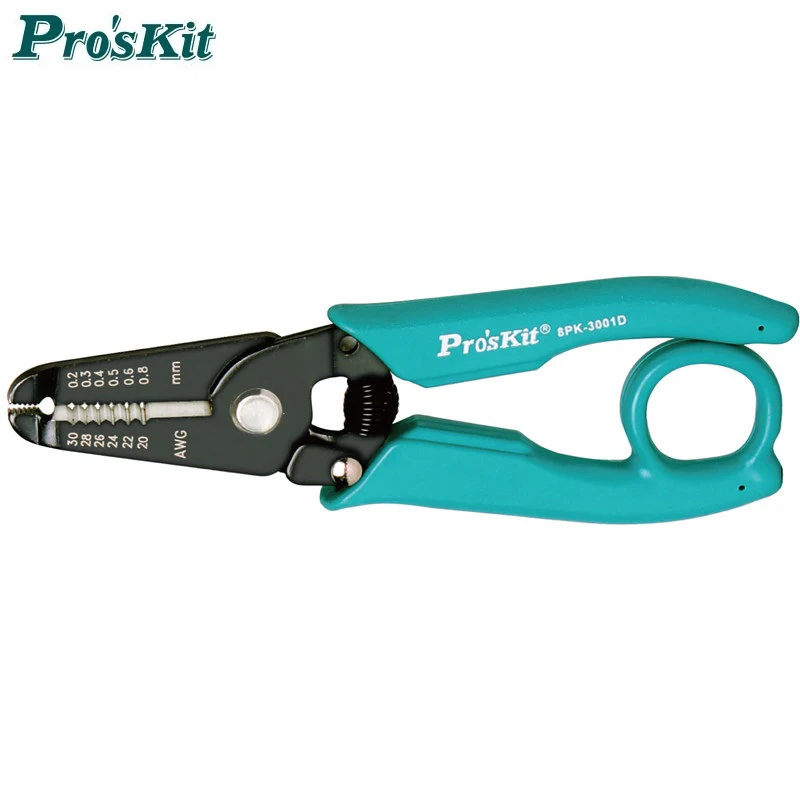 Proskit 8PK-3002D Clamp Fiber Optic Stripper 8PK-3002D Cable Stripping Tool /Fiber Wire stripper