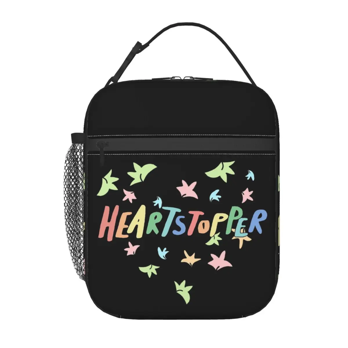 Heartstopper Heart Of Leaves Insulated Lunch Bag for Women Children Portable Food Boxes Thermal Lunch Box Tote