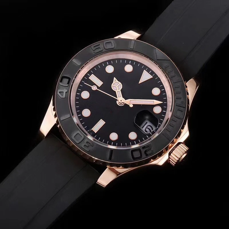 2025 Nuovo orologio da uomo di lusso con lunetta in ceramica, movimento meccanico automatico multifunzione, orologio da polso di alta qualità alla moda Hip Hop