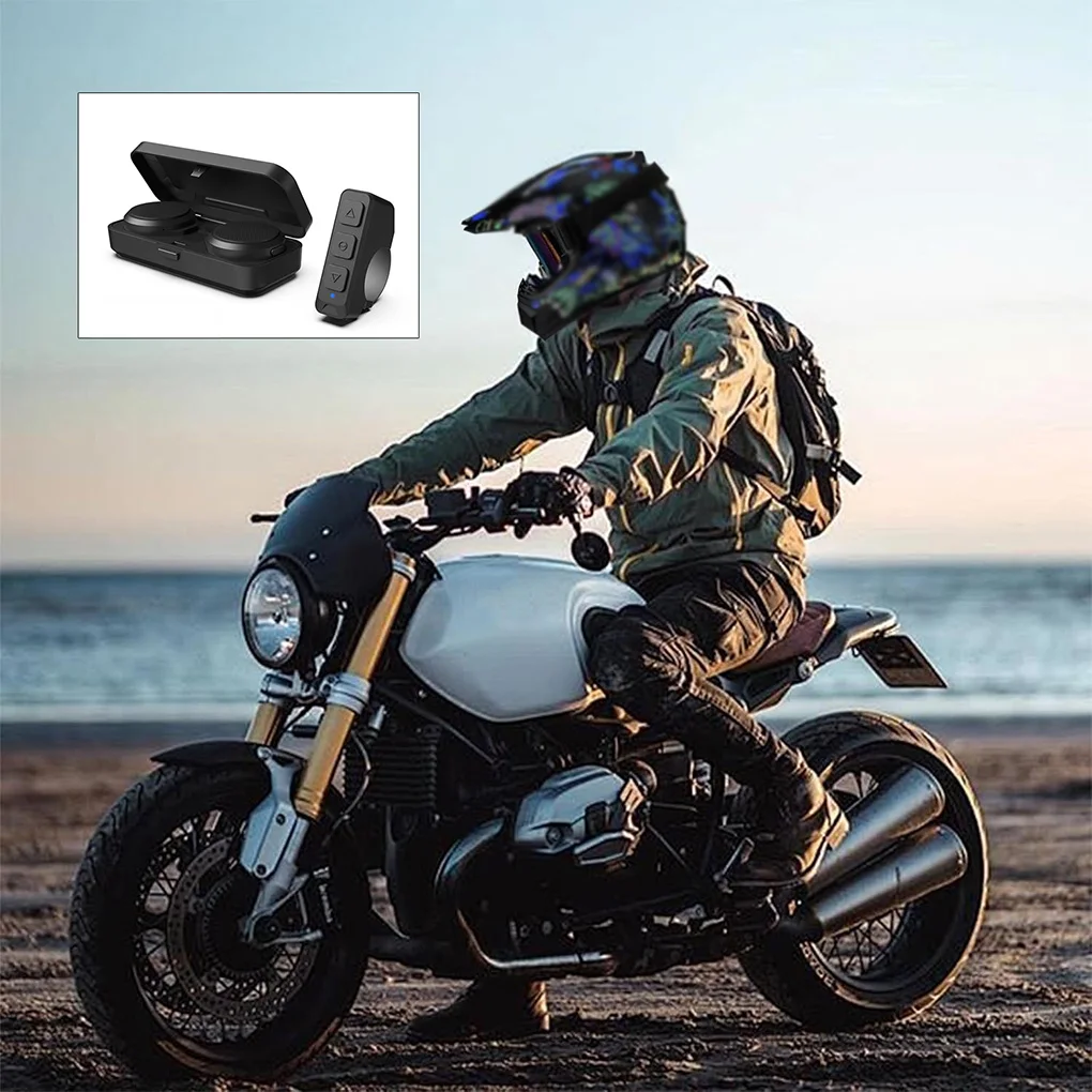 

H360 мотоциклетный шлем Bluetooth-гарнитура Беспроводная гарнитура для мотоциклетного шлема Стерео музыка Bluetooth версия V5.3